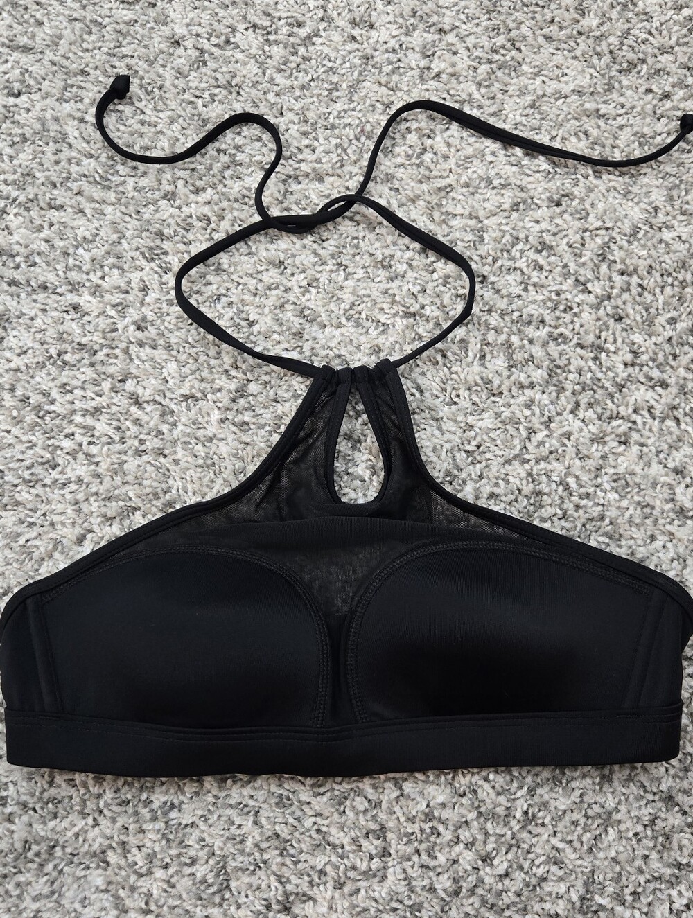Black PINK Victoria Secret Halter Bikini Top